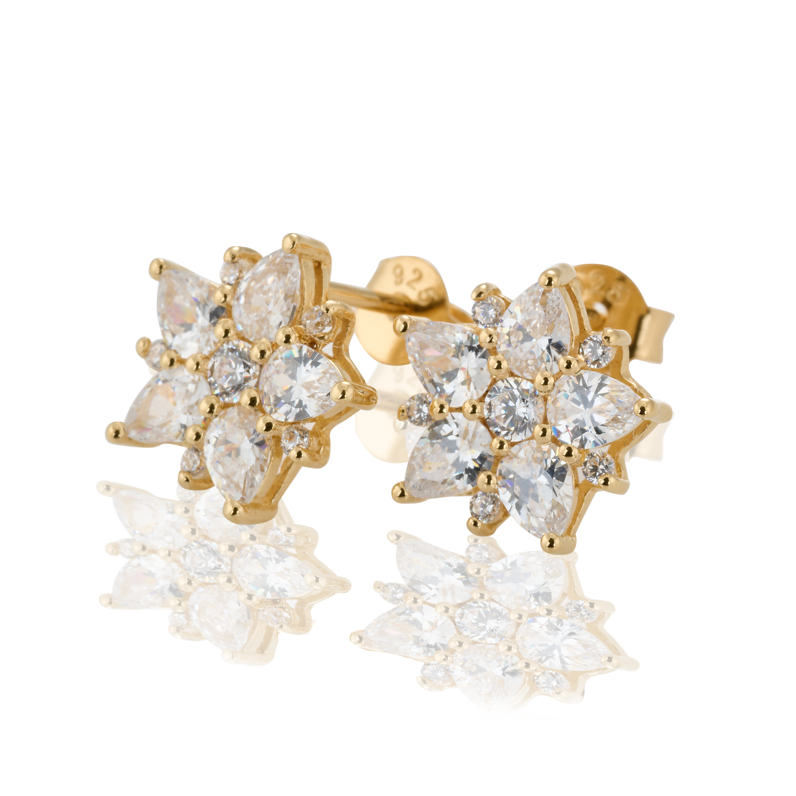 Dhalia sparkling örhängen studs Gp